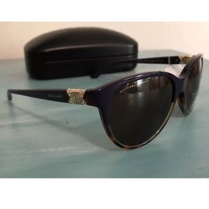 Bvlgari 8166-B Purple Tortoise Havana Sunglasses